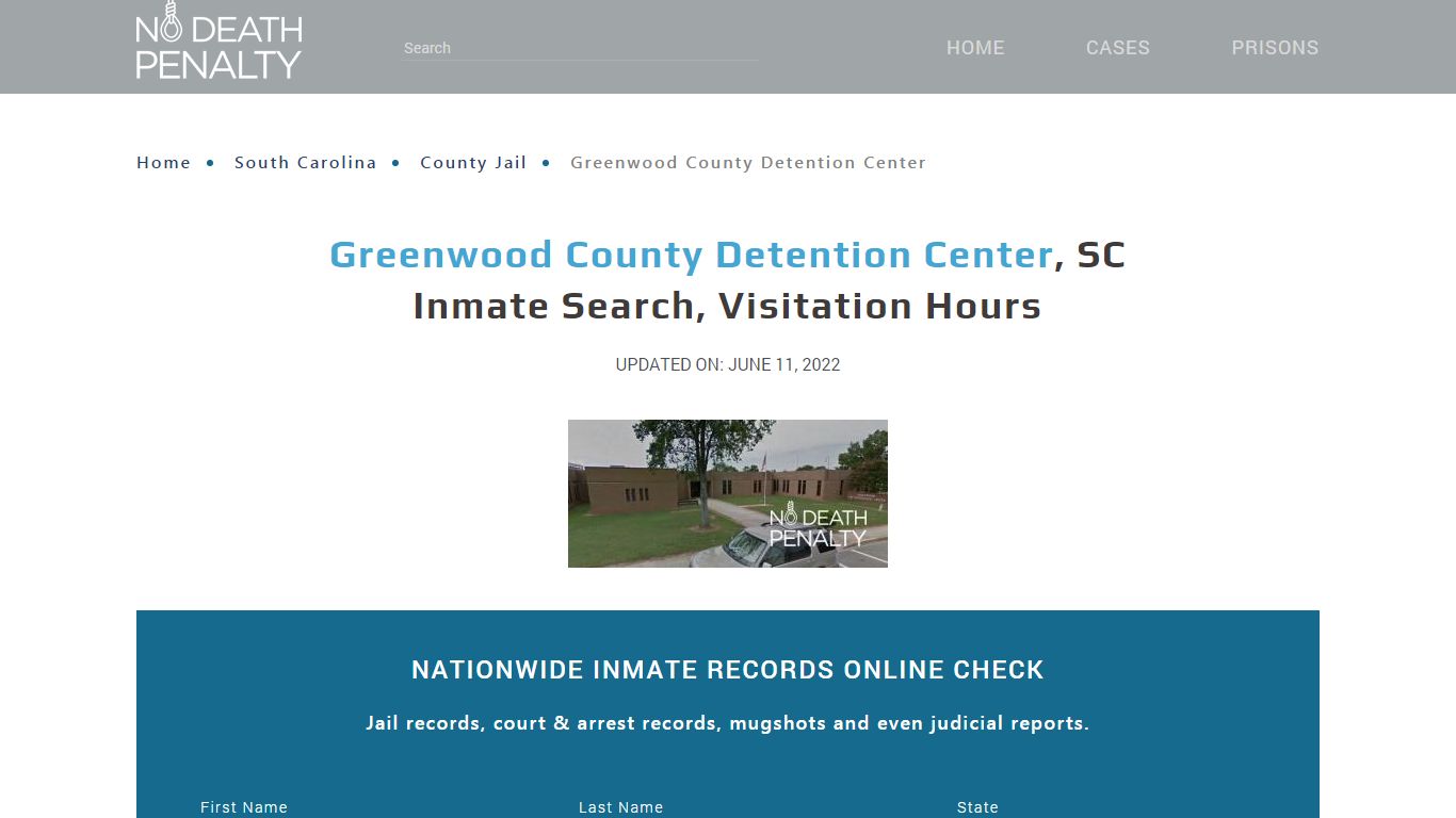 Greenwood County Detention Center, SC Inmate Search ...